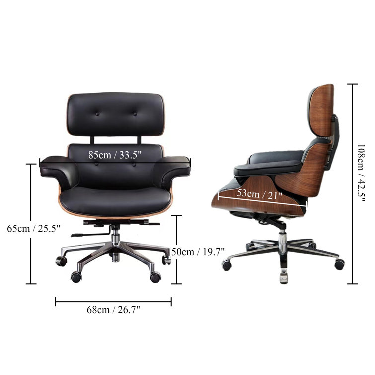 Roan Faux Leather Office Chair